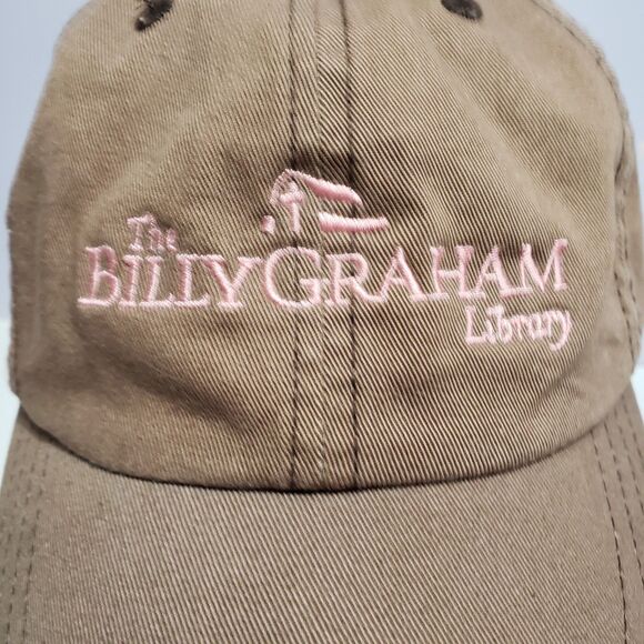 Billy Graham Brown /Pink Women's Adjustable Cap Hat - Picture 2 of 8